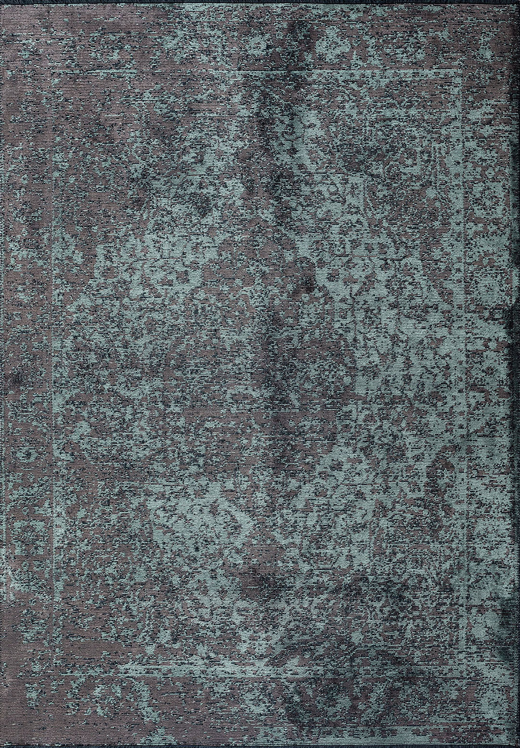 Glory Dark Grey - River Green Rug