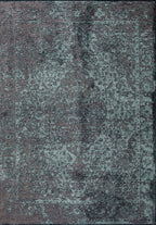 Glory Dark Grey - River Green Rug