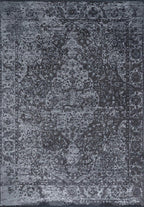 Glory Ice Blue - Charcoal Rug