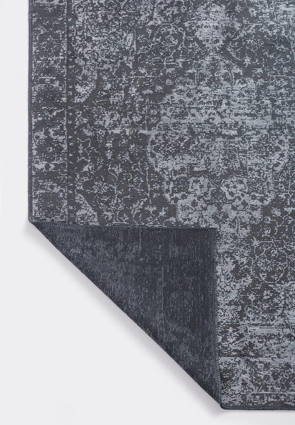Glory Ice Blue - Charcoal Rug