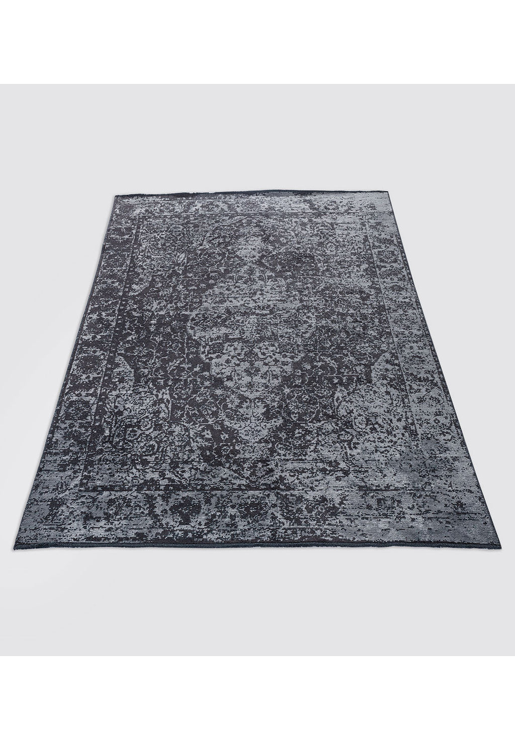 Glory Ice Blue - Charcoal Rug
