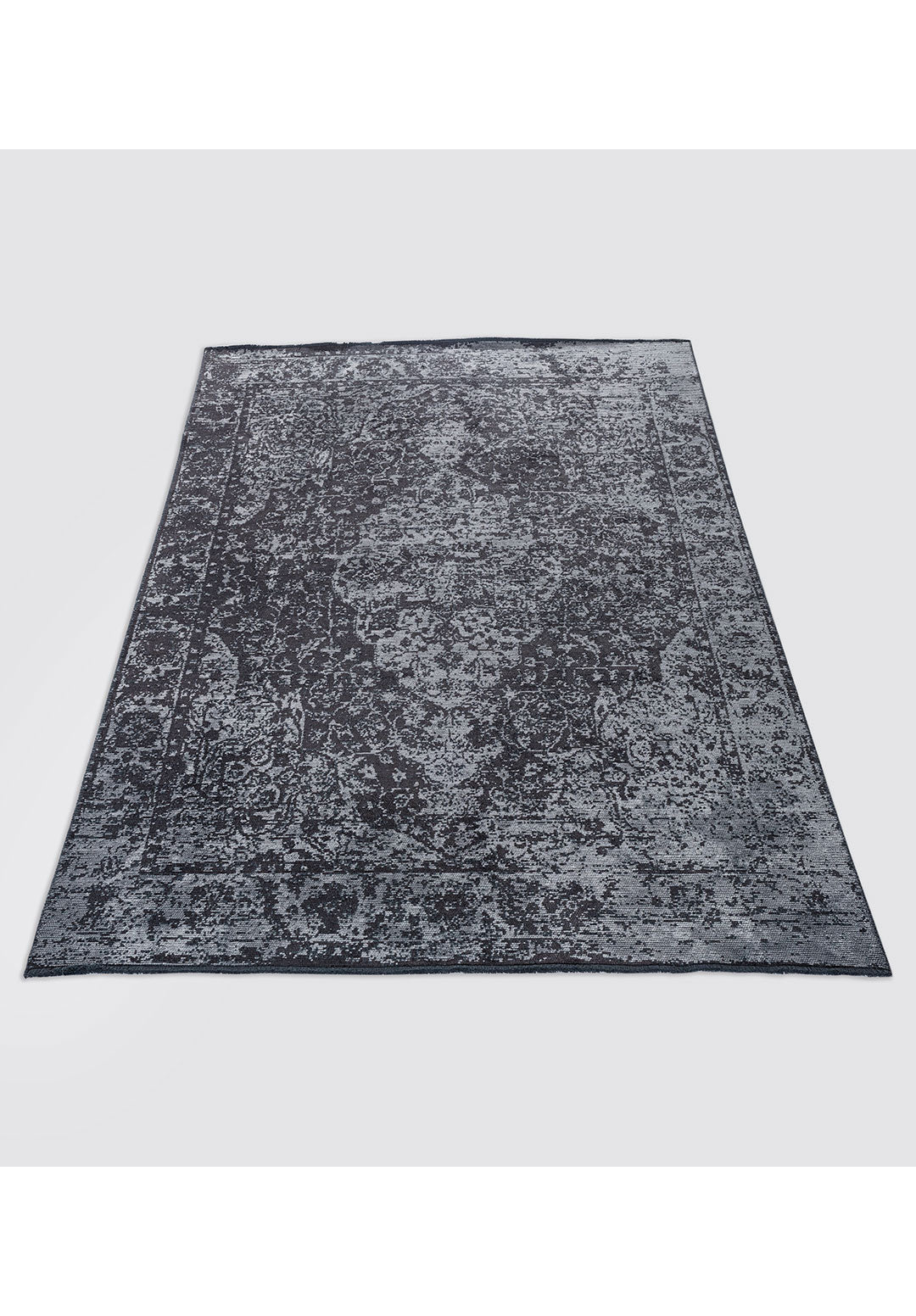 Glory Ice Blue - Charcoal Rug