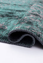 Grace Dark Green - Grey Rug