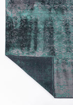 Grace Dark Green - Grey Rug
