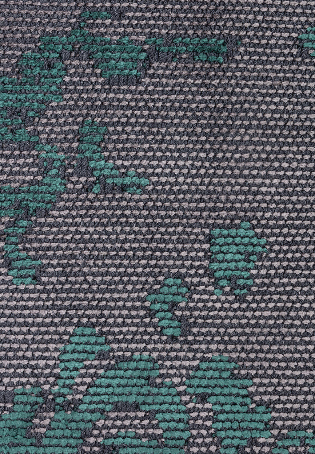 Grace Dark Green - Grey Rug