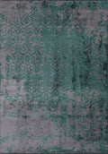 Grace Dark Green - Grey Rug