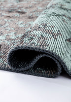 Grace Dark Grey - River Green Rug