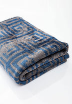 Helix Navy Blue - Dark Grey Rug