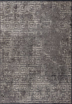 Helix Beige - Dark Grey Rug