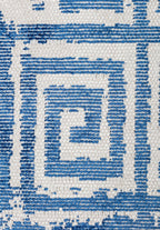 Helix Navy Blue - Ecru Rug