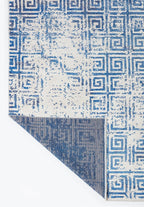Helix Navy Blue - Ecru Rug
