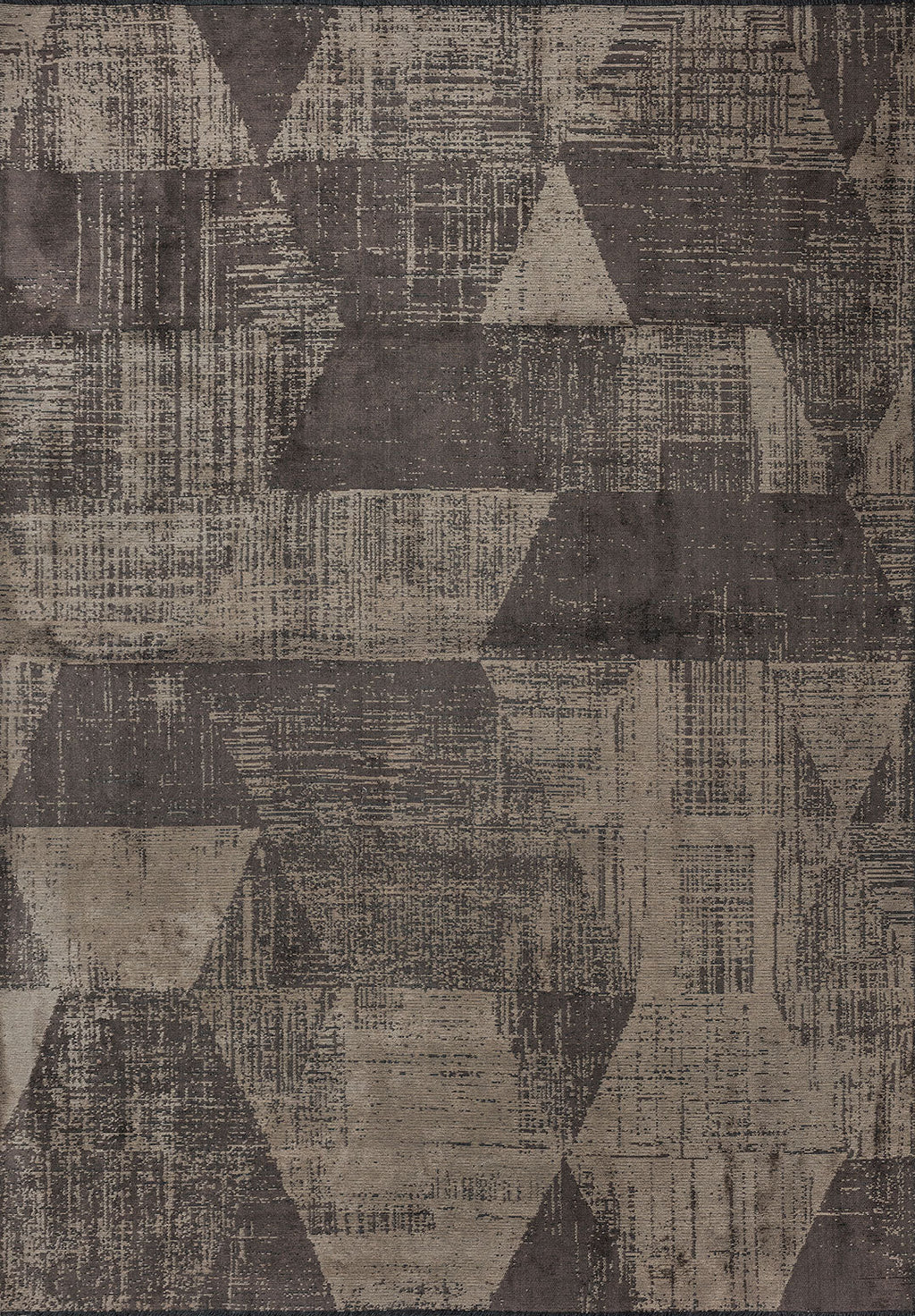 Sharp Beige - Dark Mink Rug