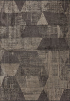 Sharp Beige - Dark Mink Rug