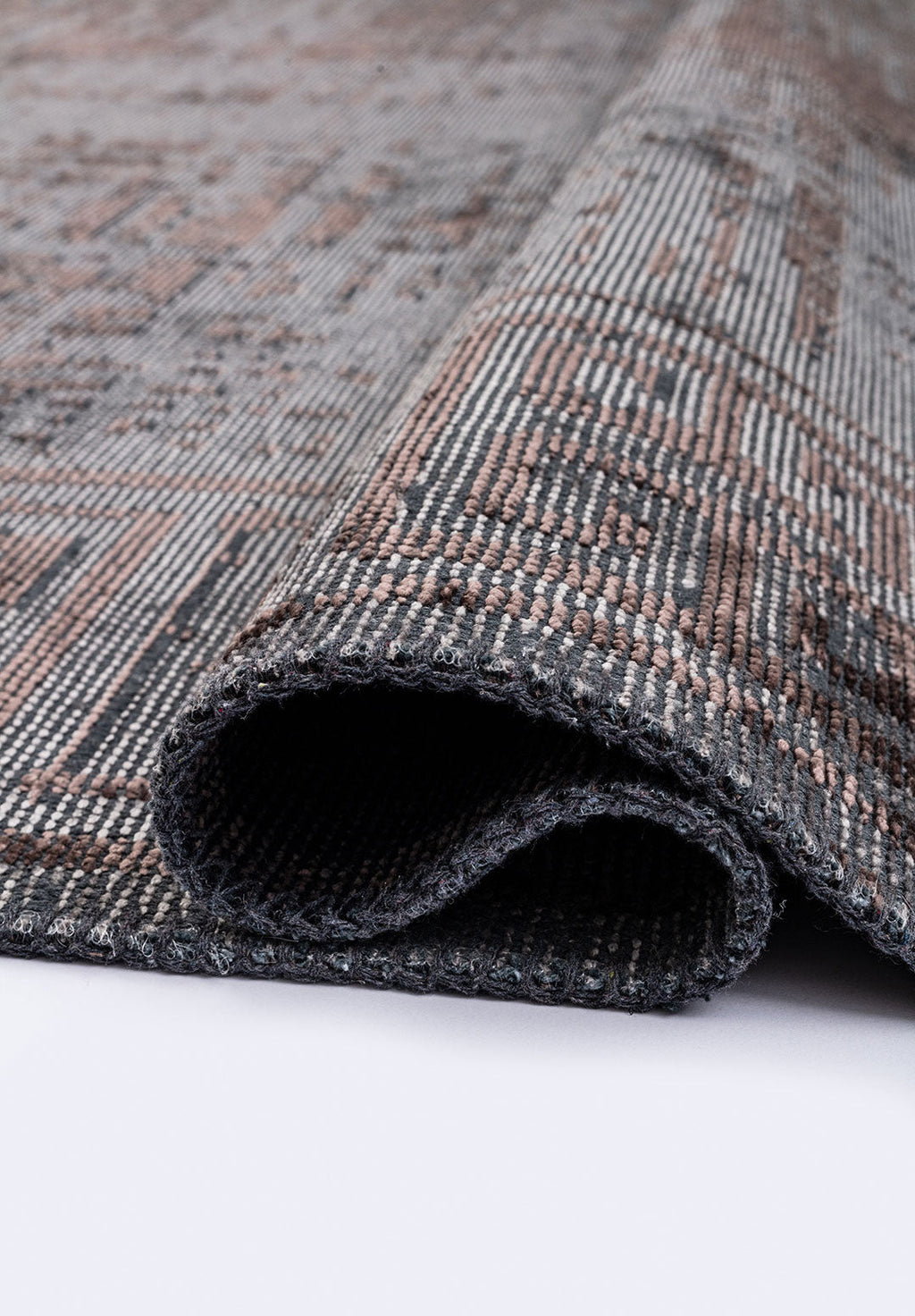 Ancient Dark Mink - Grey Rug