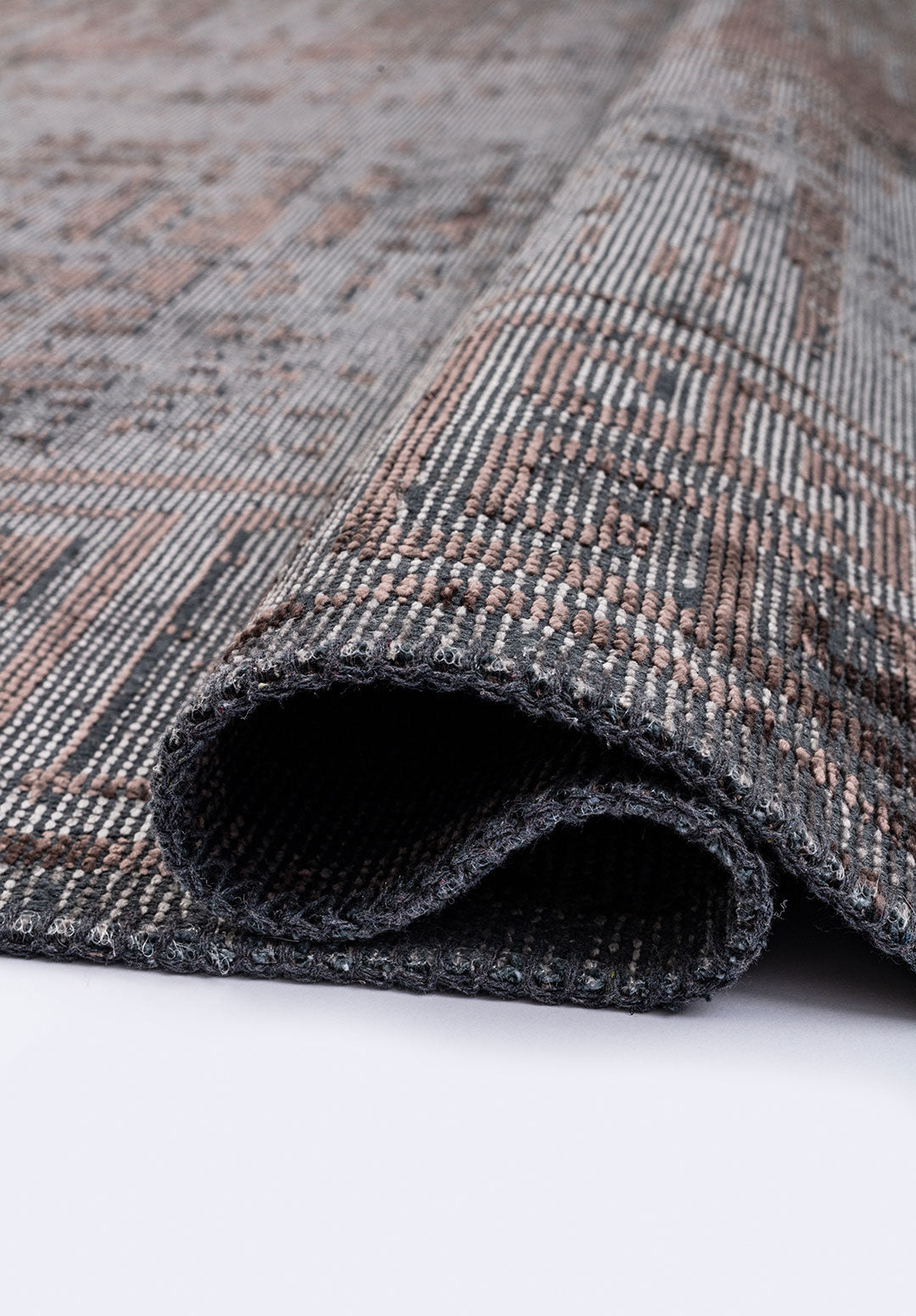 Ancient Dark Mink - Grey Rug
