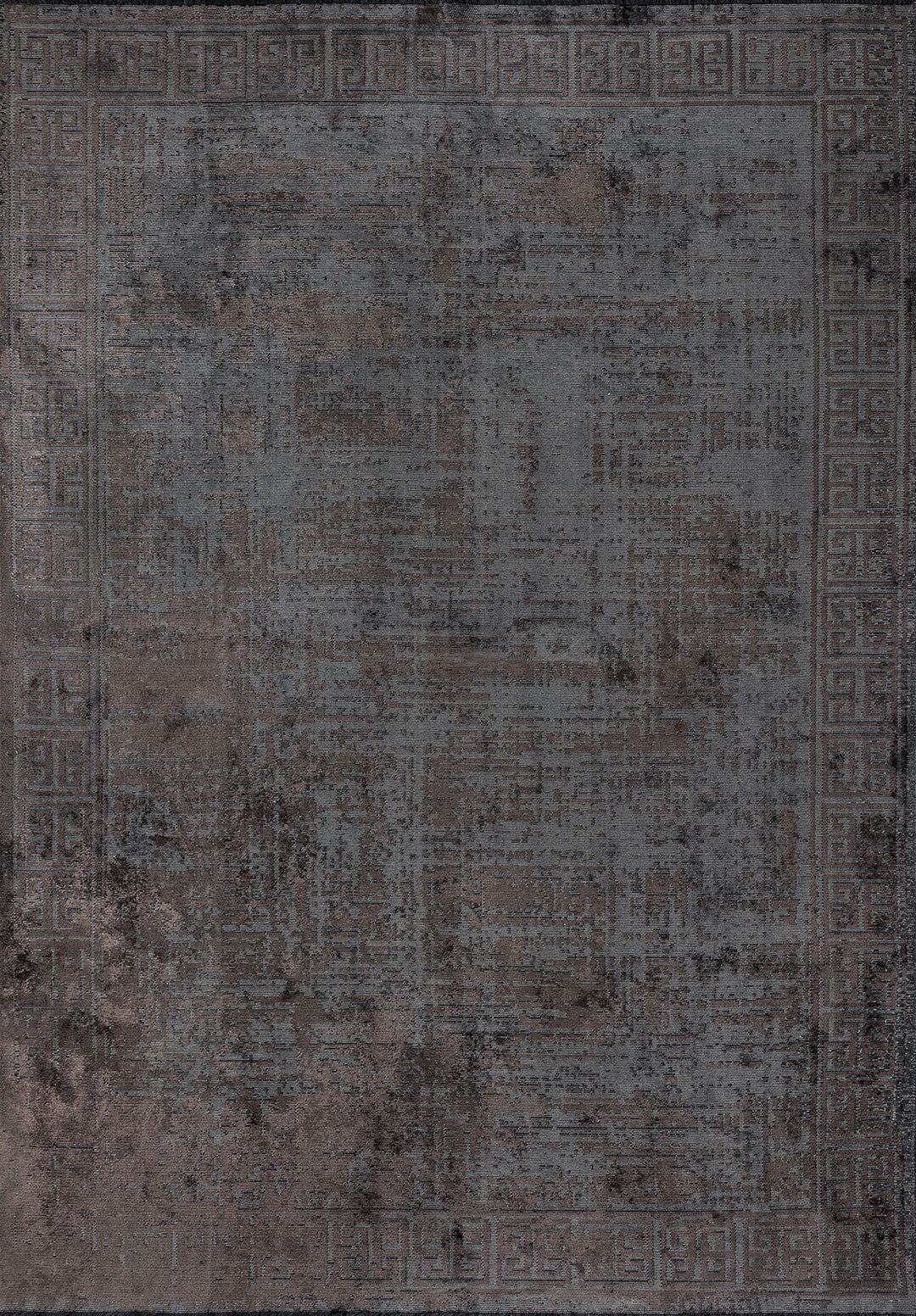 Ancient Dark Mink - Grey Rug