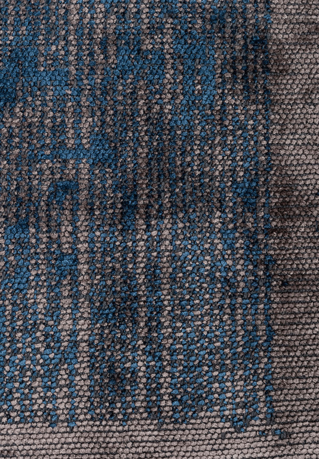 Panorama Navy Blue - Dark Grey Rug