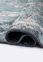 Smoke Light Grey - Blue Rug