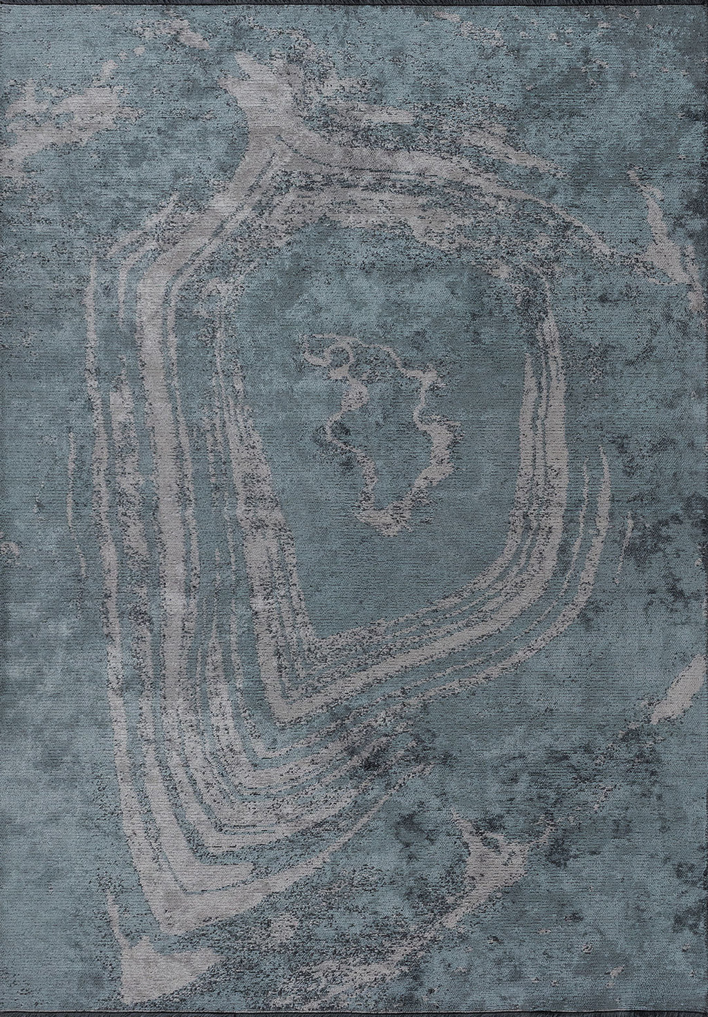 Smoke Light Grey - Blue Rug