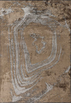 Smoke Beige - Light Brown Rug