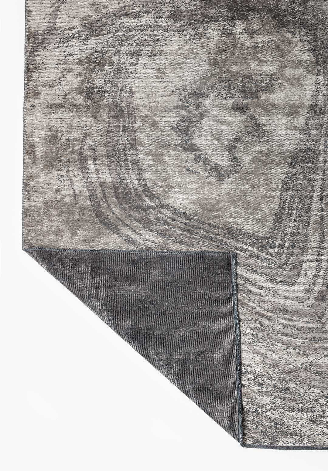 Smoke Dark Grey - Cream Rug