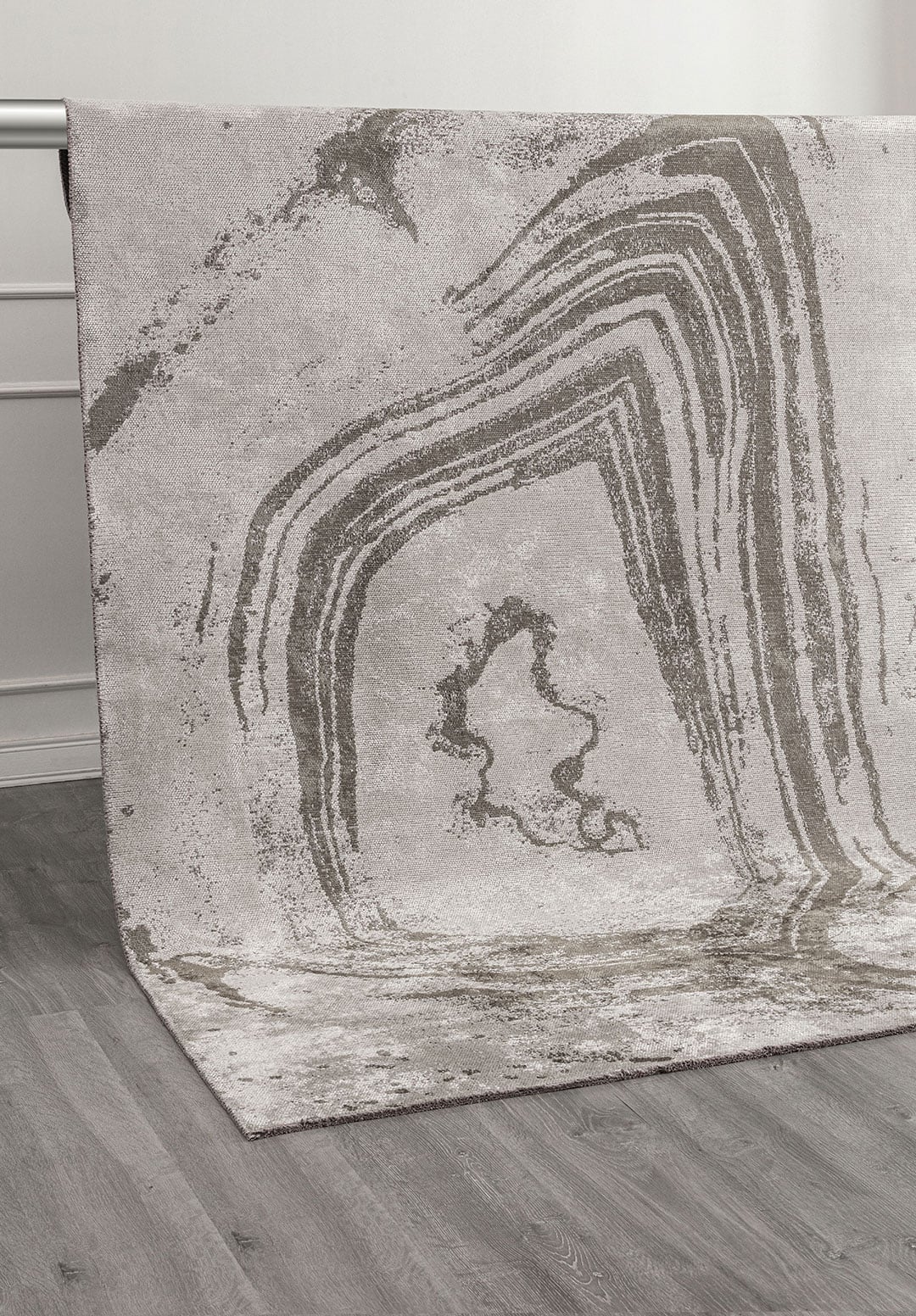 Smoke Khaki - Light Cream Rug