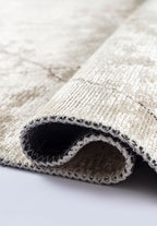 Bohemian Dark Grey - Ecru Rug