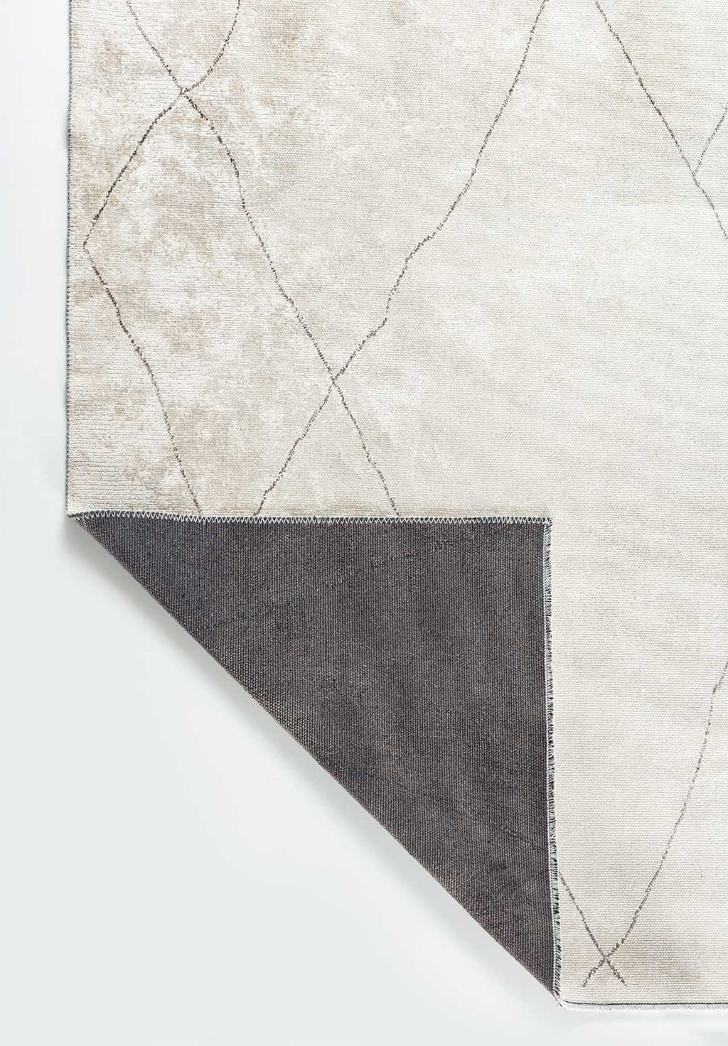 Bohemian Dark Grey - Ecru Rug
