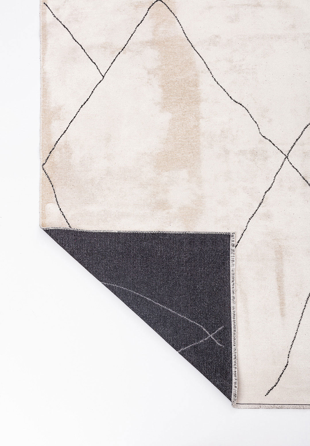 Bohemian Black - Ecru Rug