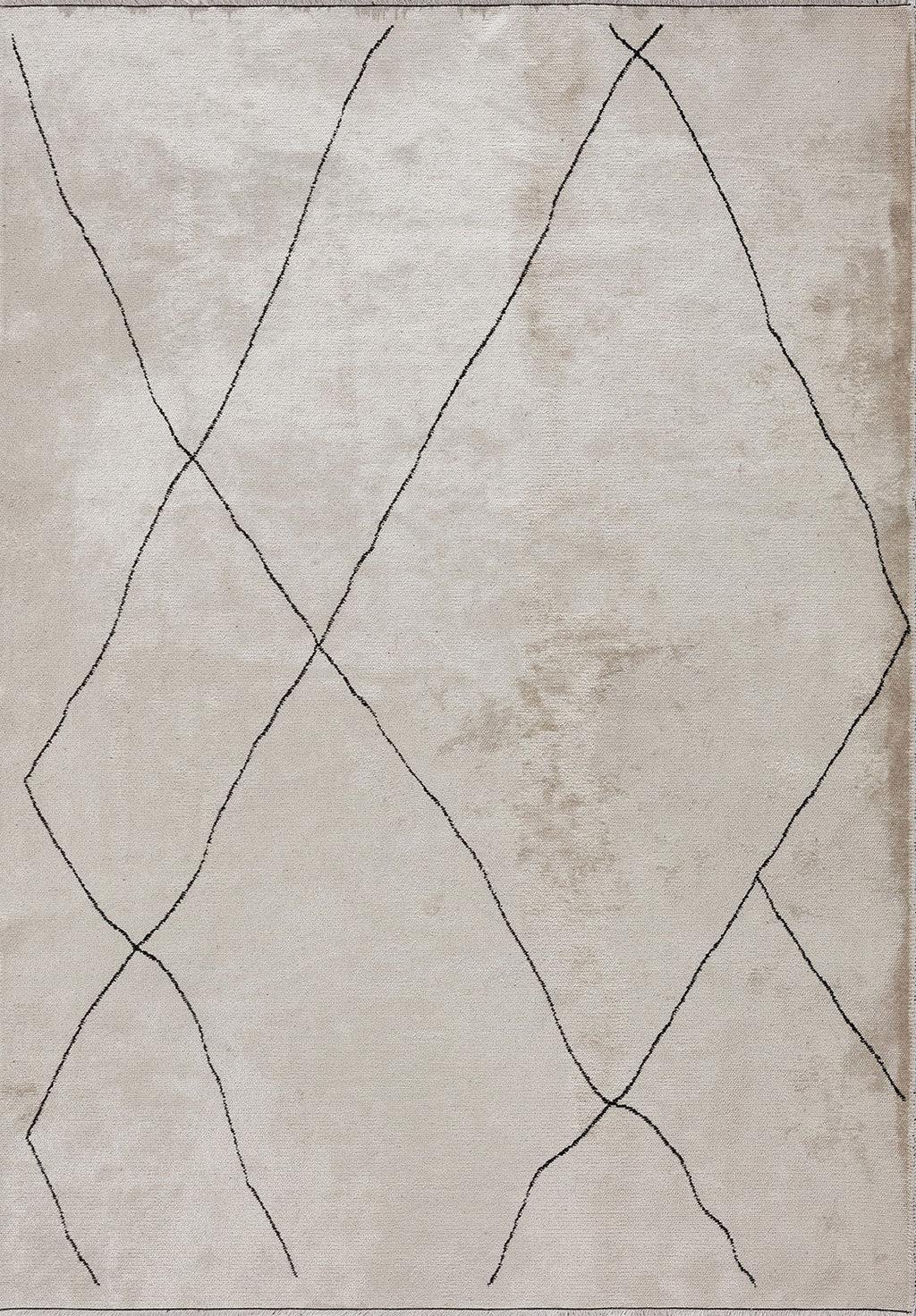 Bohemian Black - Ecru Rug