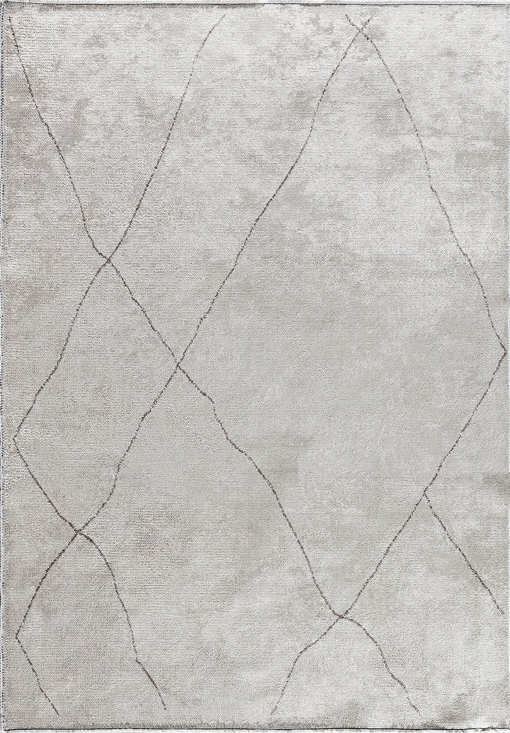 Bohemian Dark Grey - Ecru Rug