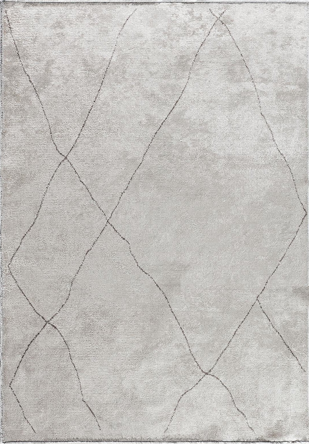 Bohemian Dark Grey - Ecru Rug