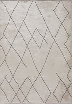 Tribal Black - White Rug