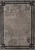 Twist Nougat - Black Rug