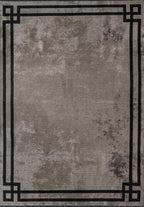 Twist Nougat - Black Rug