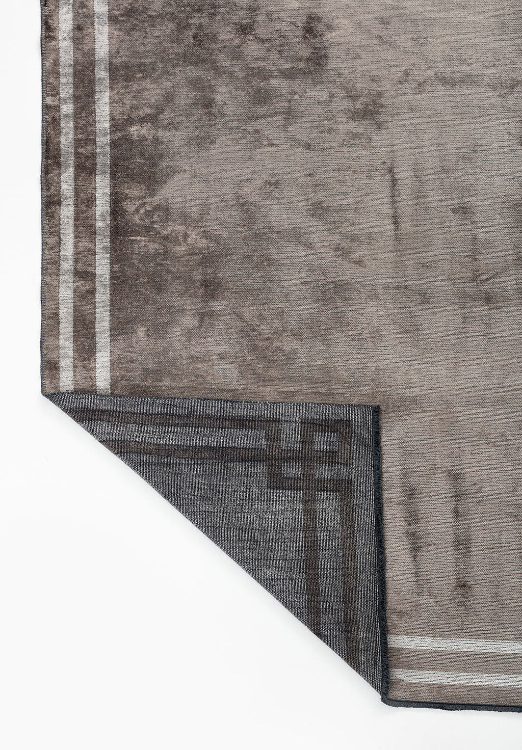 Twist Dark Grey  - Light Grey Rug