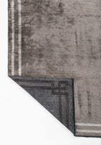 Twist Dark Grey  - Light Grey Rug
