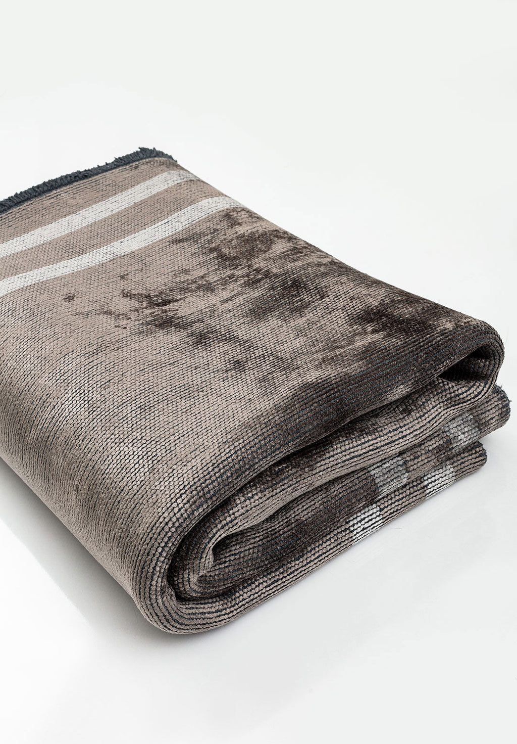 Twist Dark Grey  - Light Grey Rug