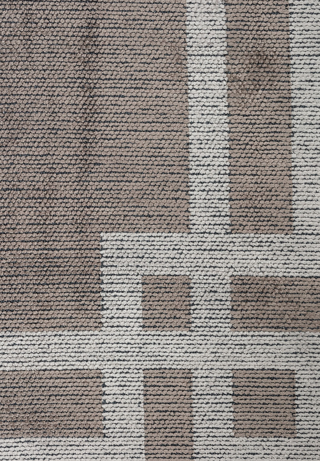 Twist Dark Grey  - Light Grey Rug