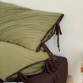 Soft Tie Jersey Cotton Pillowcase Set