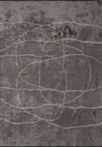 Rope Light Grey - Dark Grey Rug