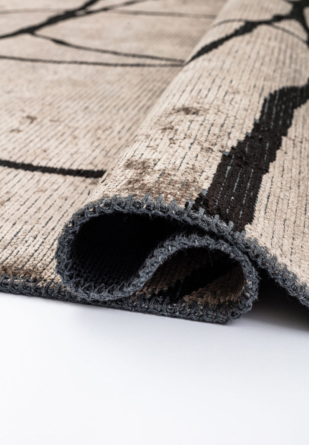 Rope Black - Nougat Rug