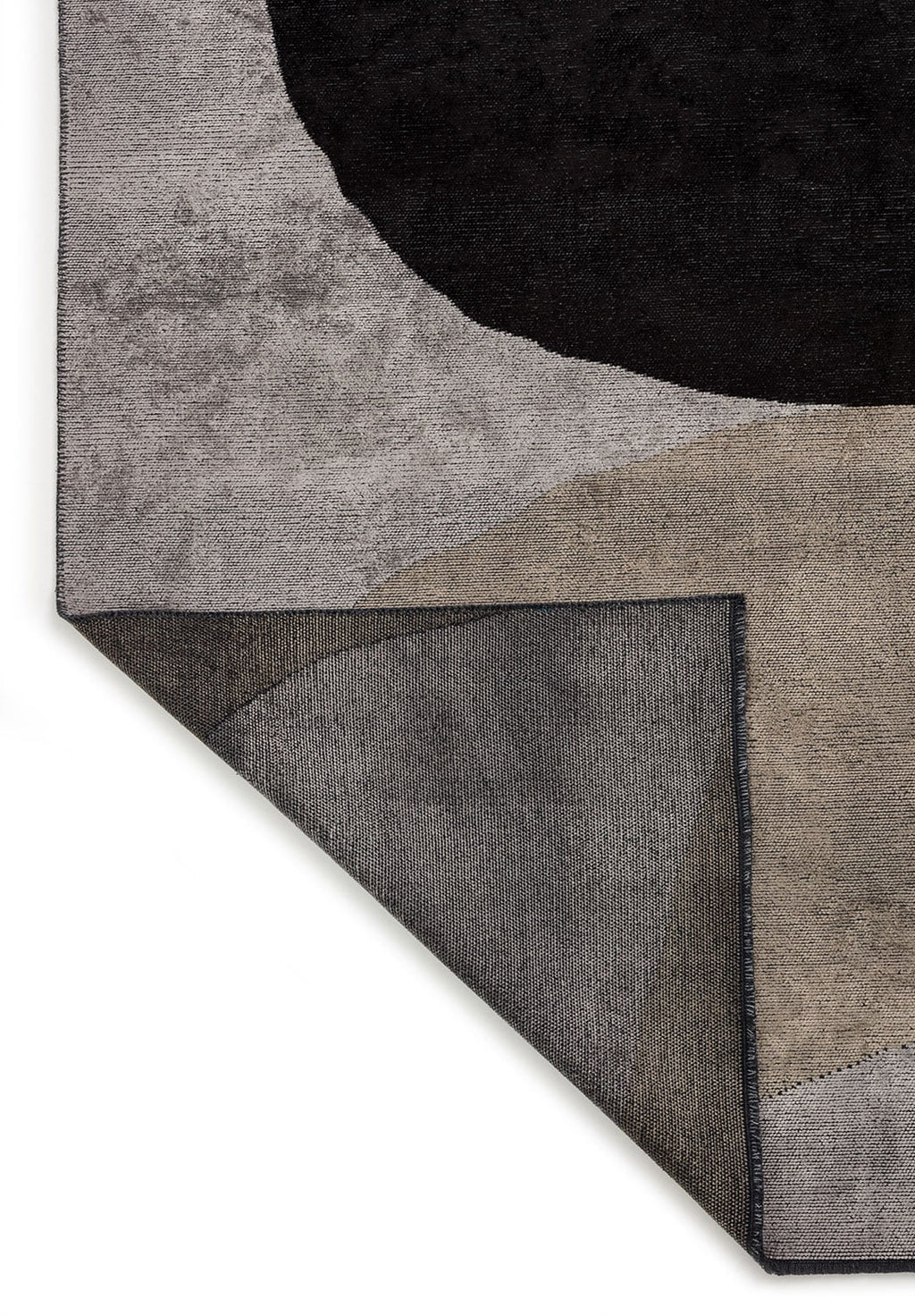 Meteor Black - Light Grey Rug