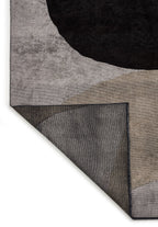Meteor Black - Light Grey Rug