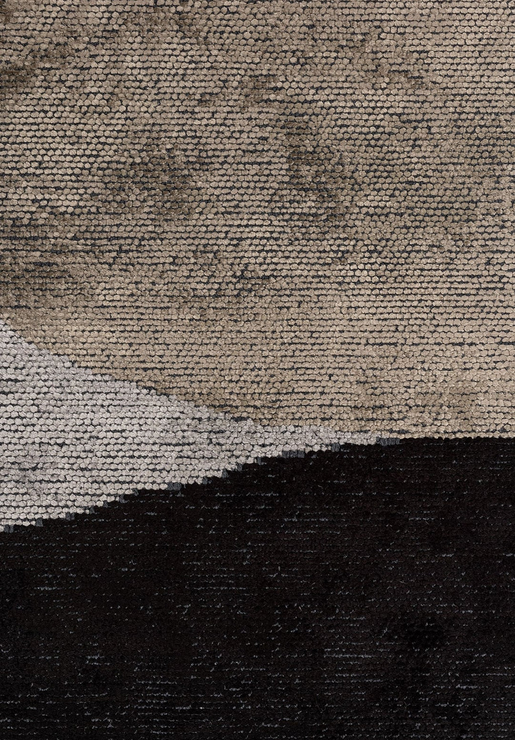 Meteor Black - Light Grey Rug