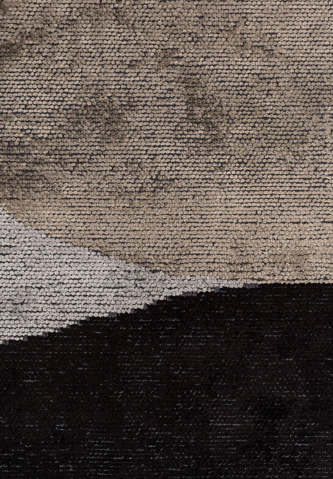 Meteor Black - Light Grey Rug