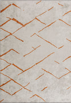 Wave Terra - White Rug