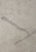 Wave Light Grey - White Rug