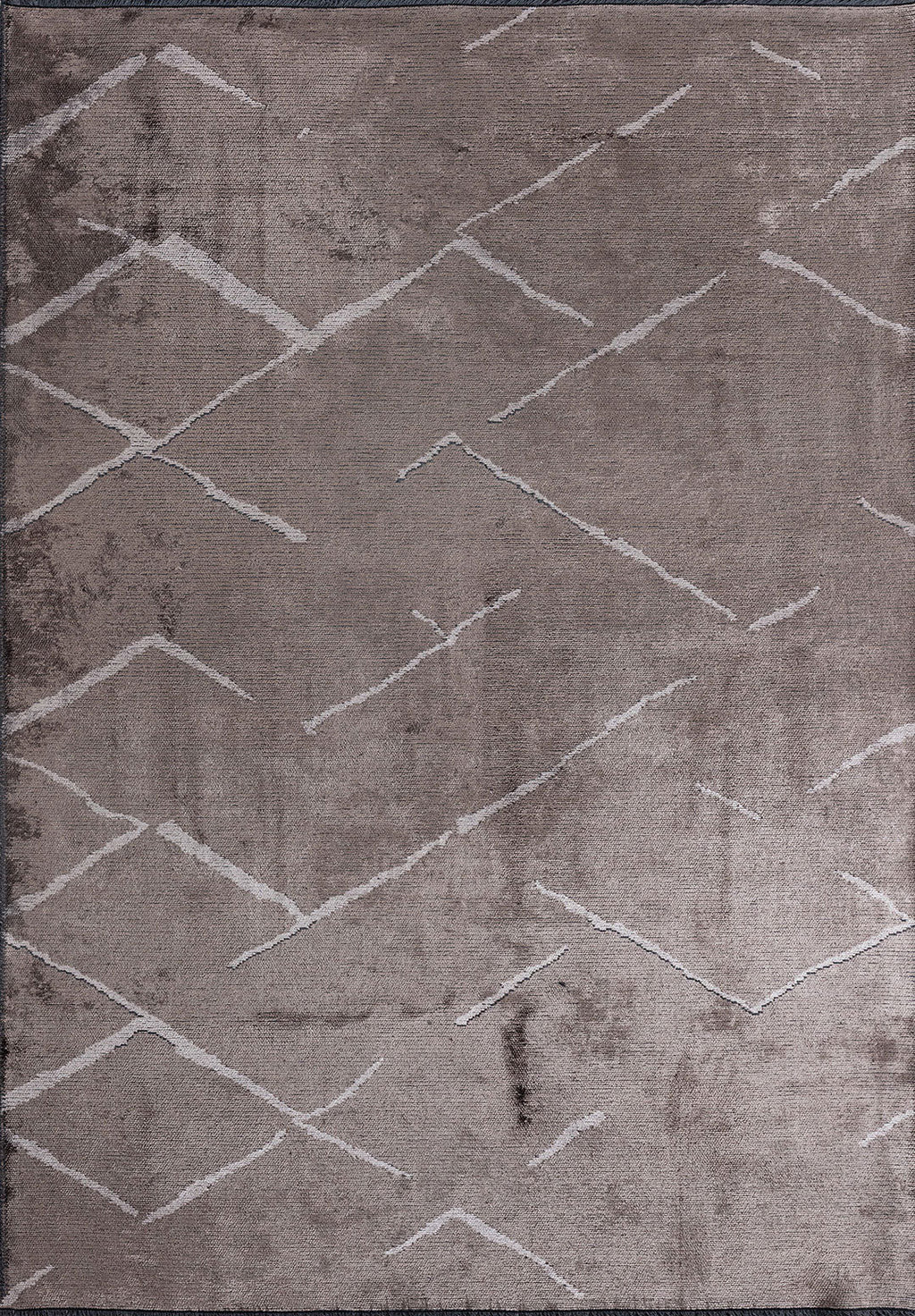 Wave Light Grey - Dark Grey Rug