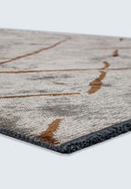Wave Cacao - Cream Rug